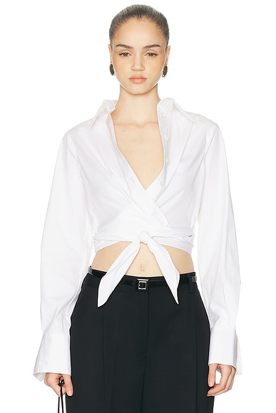 Criss-Cross Tie Shirt