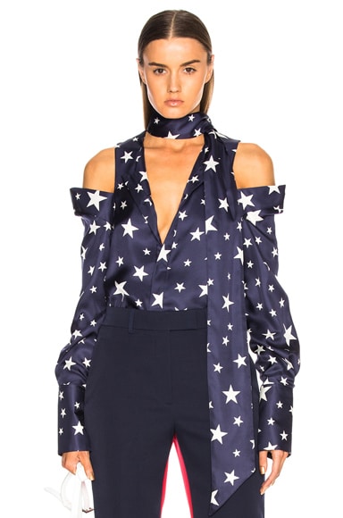 Star Open Shoulder Shirt
