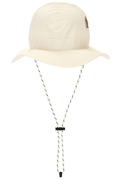Moncler Grenoble Bucket Hat in Open White
