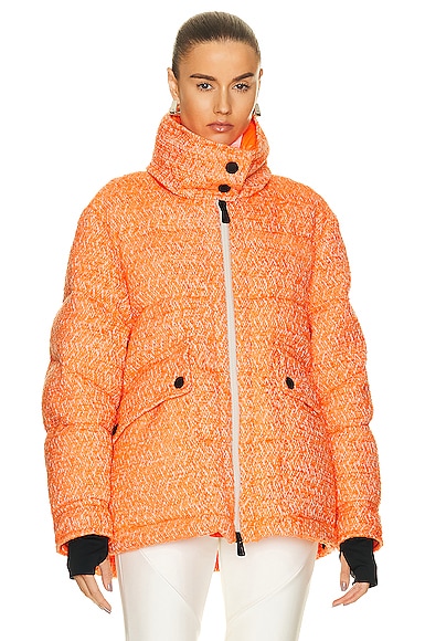 Shop Moncler Anteines Jacket In Orange
