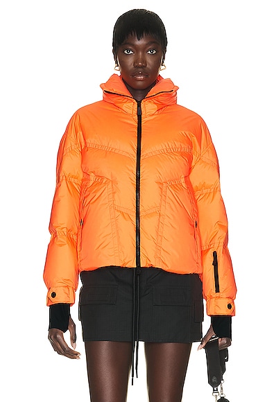 Shop Moncler Cluses Jacket In Orange