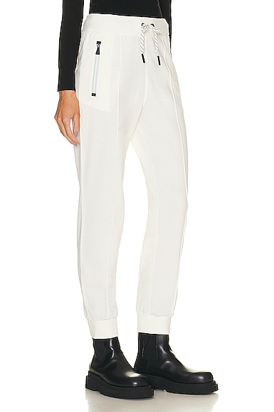 Shop Moncler Day-namic Sweatpant In White