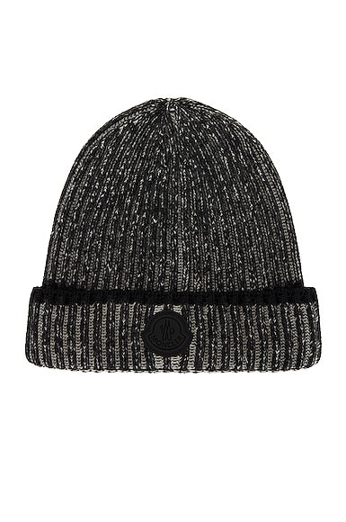 Moncler Beanie in Charcoal