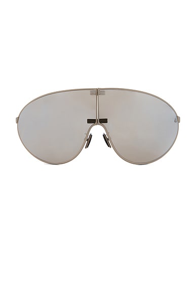 Moncler Vekto Pilot Sunglasses in Silver