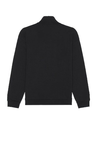 Shop Moncler T-neck Jersey Pullover In Black