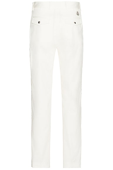 Moncler Trousers In White