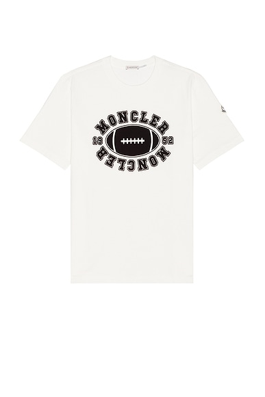Moncler Graphic Tee in White