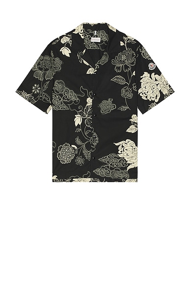 Moncler Short Sleeve Shirt in Black