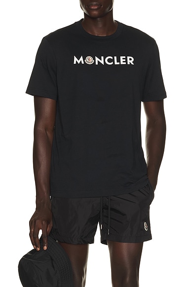 Moncler T-Shirt in Dark Navy Blue