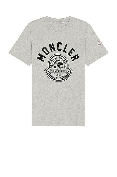 Moncler T-shirt in Grey
