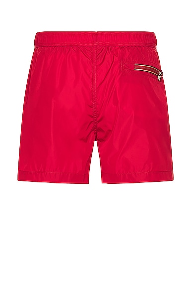 Shop Moncler Swimwear In Red