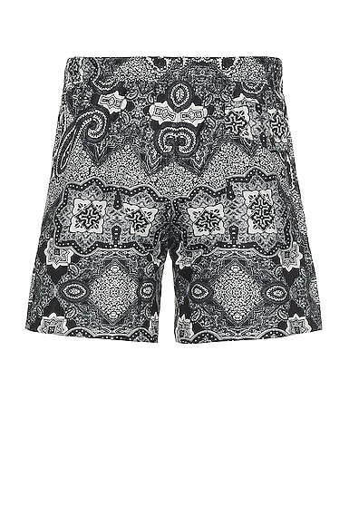 Moncler Swim Short In Black