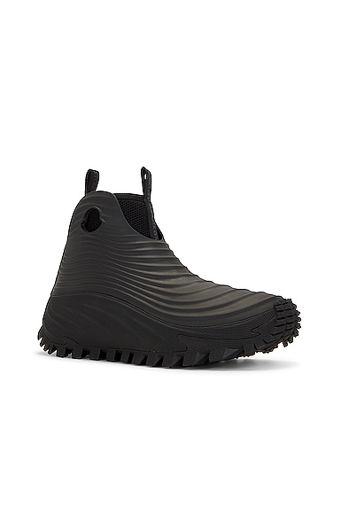 Shop Moncler Acqua High Rain Boots In Black
