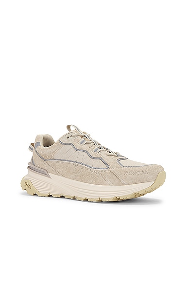 Moncler Lite Runner Sneaker In Beige