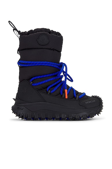 Moncler Trailgrip Apres High Snow Boots in Black