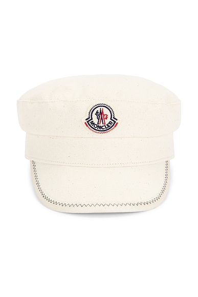 Moncler Conductor Hat in White