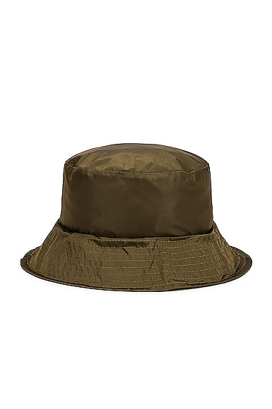 Shop Moncler Bucket Hat In Military