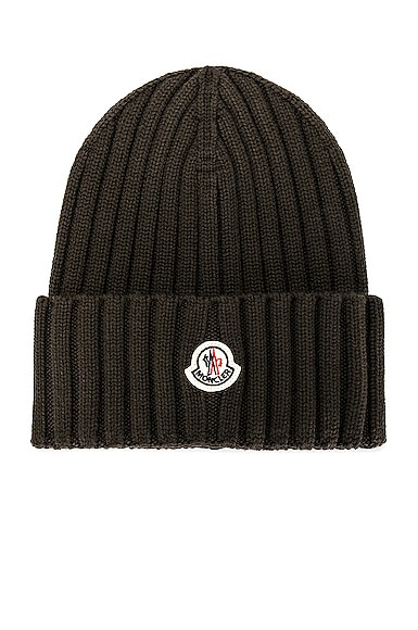 Moncler Beanie in Military Green