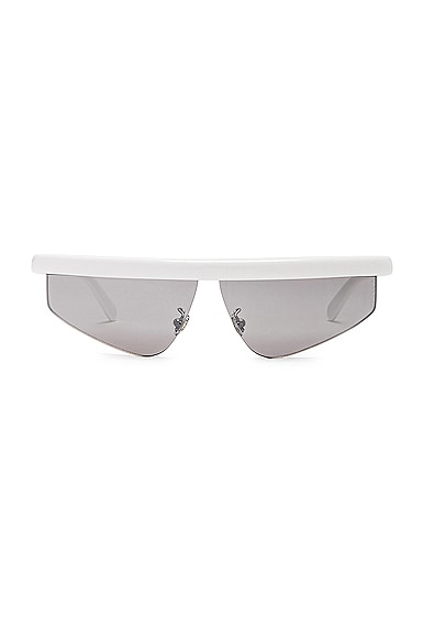 Moncler Acetate Sunglasses In White