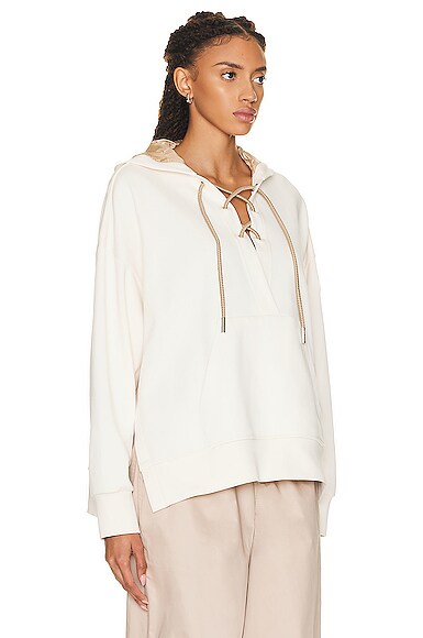 MONCLER LACED UP HOODIE
