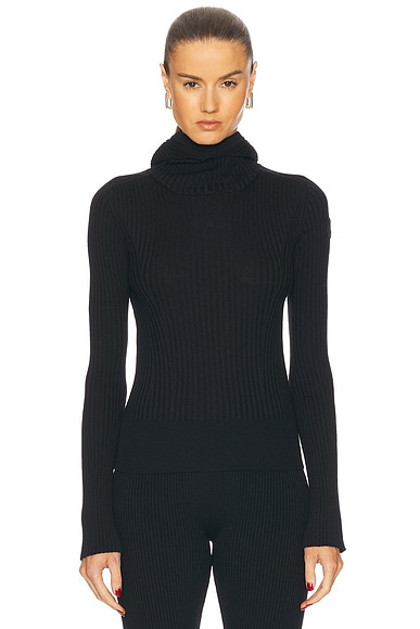 新作モデル in Top Cashmere Logo Mini Miu Miu Nero FWRD | トップス
