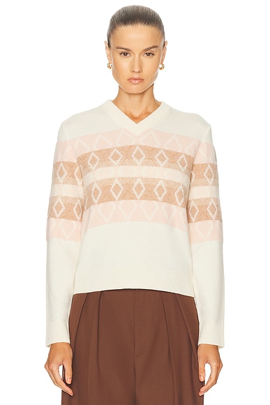 Long Sleeve V-neck Sweater