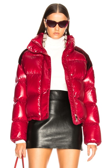 Moncler Chouette Giubotto Jacket in Red | FWRD