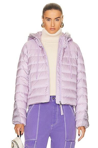 Shop Moncler Sylans Jacket In Purple