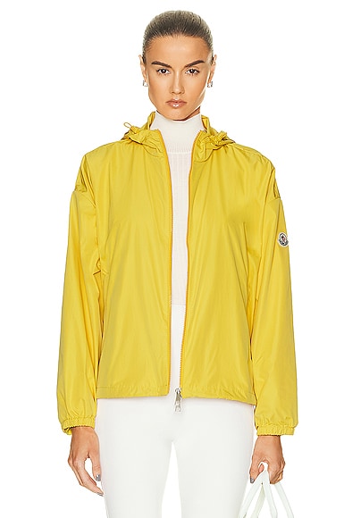 Shop Moncler Tyx Jacket In Yellow