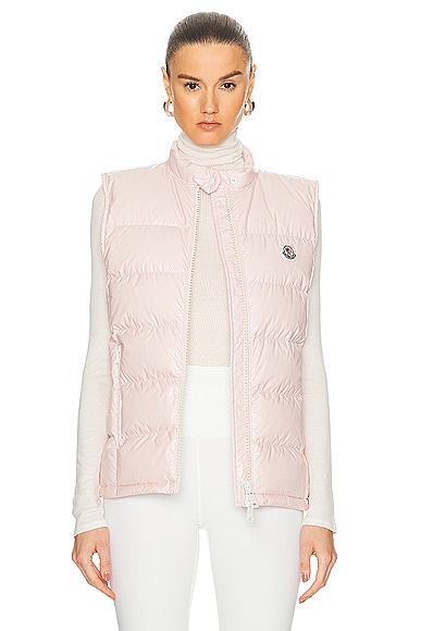 Moncler Alcibia Vest in Pink