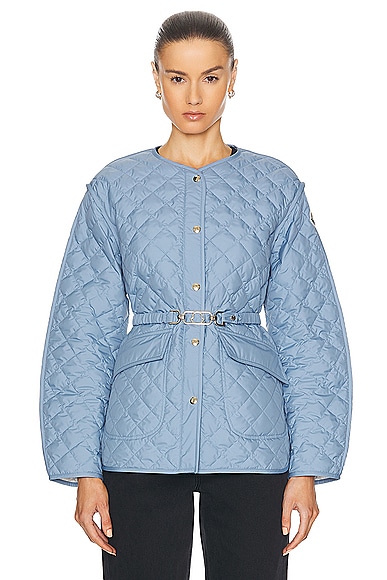 Shop Moncler Corinto Jacket In Blue