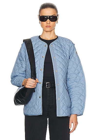 Shop Moncler Corinto Jacket In Blue