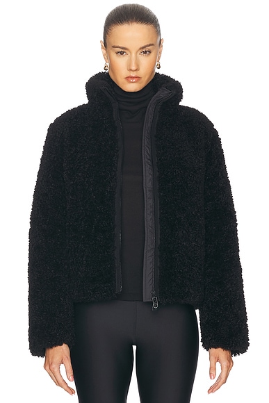 Helmut lang faux mink bomber shop