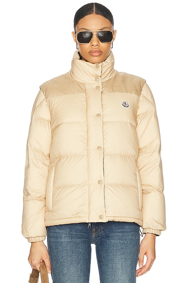 Moncler Amy Jacket in Champagne FWRD