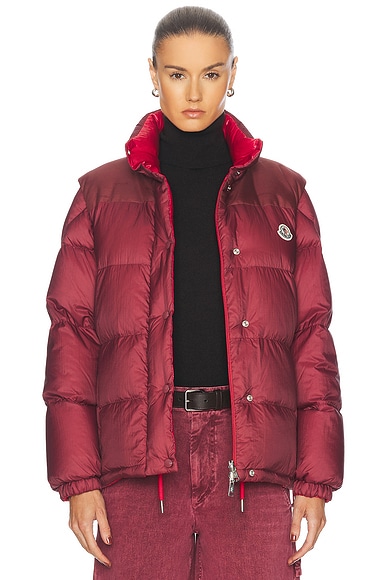 Moncler Verone 1 Reversible Jacket in Bordeaux