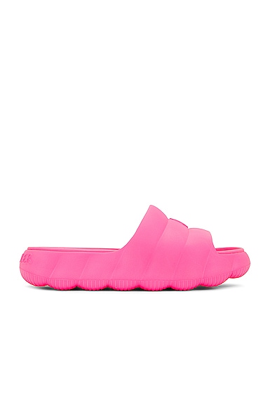 Shop Moncler Lilo Slide In Pink