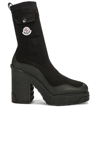 Moncler Splora Pocket Ankle Boot in Black