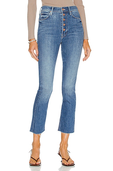 MOTHER The Pixie Dazzler Ankle Fray in 