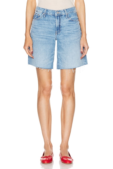 MOTHER The Down Low Undercover Short Fray in Material Girl