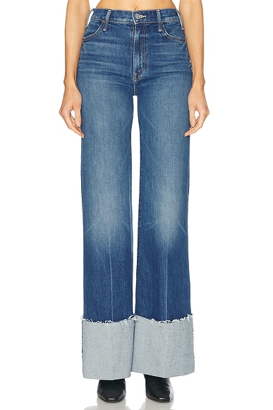 The Hustler Roller Heel Cuff Fray Jeans