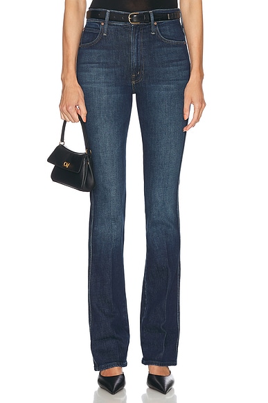 MOTHER The Mid Rise Smokin' Double Heel in Clothing Optional
