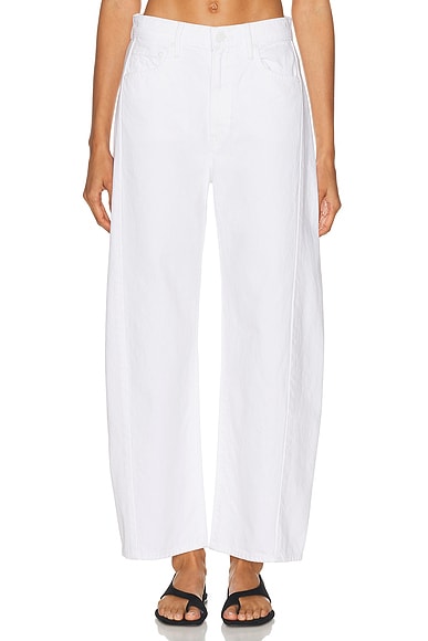 MOTHER The Full Pipe Ankle Jeans in Picket Fence