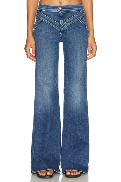 MOTHER The Criss Cross Roller Heel Jeans in Prized Possession