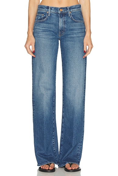 The Mid Rise Lasso Heel Jeans