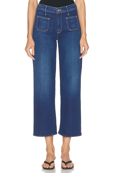The Patch Pocket Mid Rise Maven Ankle Jeans