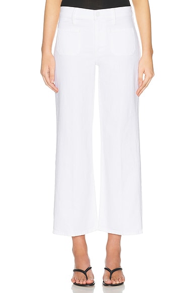 The Patch Pocket Mid Rise Maven Ankle Jeans