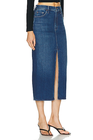 Shop Mother The Reverse Pencil Pusher Skirt In Hue Are You?