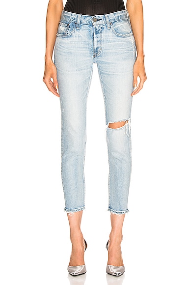 Moussy Vintage Vivian Skinny in Light Blue | FWRD