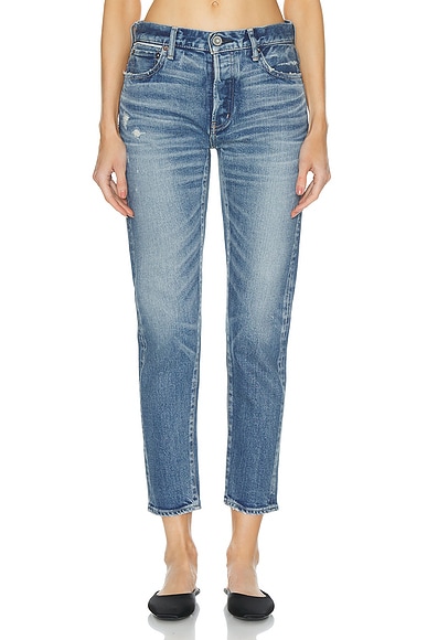 Moussy Vintage Annesdale Tapered in Blue