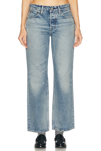 Moussy Vintage Copeland Wide Straight in Light Blue